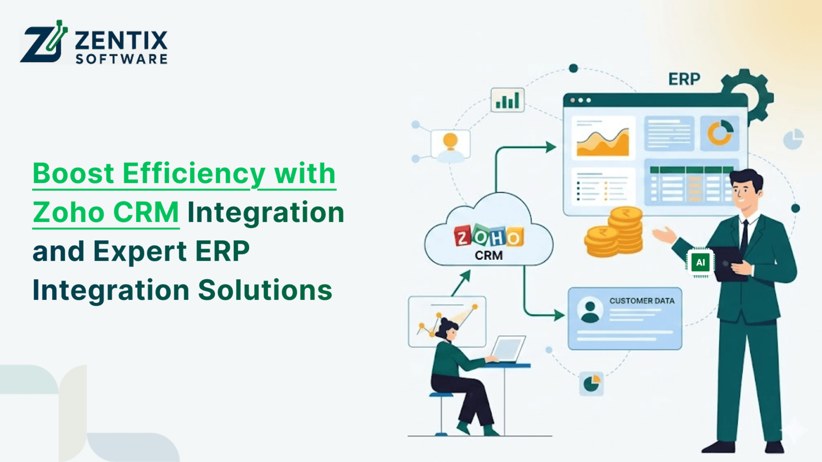 Boost Efficiency with Zoho CRM Integration and Expert ERP Integration Solutions